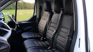 How To Fit Ford Transit Custom 2013 onwards Seat Covers  J42874 [upl. by Junette]