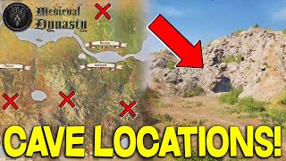 All Mine Caves Locations Guide 5  Medieval Dynasty [upl. by Esinwahs]