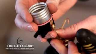 How To Rewire A Lamp  The Elite Group Property Inspections [upl. by Mccormac150]