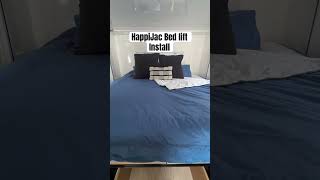 HappiJac Bed Lift  We Installed a King Size Bed in Our Caravan with the WORST Instructions Ever 😱 [upl. by Llechtim]