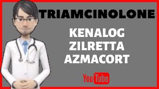 💊What is TRIAMCINOLONE Side effects doses warnings uses and benefits of Triamcinolone KENALOG [upl. by Aramad454]