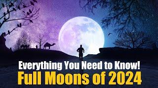 Full Moon 2024  Full Moon Calendar 2024  Astronomy Events 2024  its7EVEN [upl. by Cassil120]