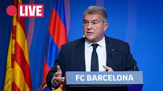 🔴 LIVESTREAM JOAN LAPORTAS PRESS CONFERENCE [upl. by Doria453]