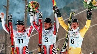 Hermann Maier Olympic giantslalom gold Nagano 1998 [upl. by Behnken]