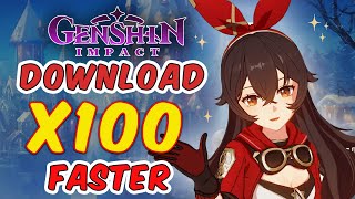 How to download FAST when ingame download is slow  Genshin Impact mobile AndroidiOS [upl. by Streetman707]