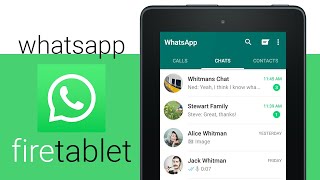 Download WhatsApp to the Amazon Fire 7 Tablet Guide [upl. by Melli]