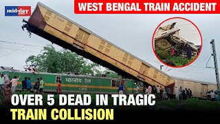 West Bengal Train Accident Kanchanjunga Express Collides With Goods Train Over 5 Dead [upl. by Ayotel323]