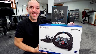 Logitech G29 Driving Force Gaming Racing Wheel Unboxing Set up and Impressions [upl. by Sedgewake]