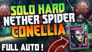 💥NEW SOLO STRATEGY💥 CONELLIA VS quotNETHER SPIDERquot FULL AUTO  ANY DIFFICULTY   Raid Shadow Legends [upl. by Jeth]