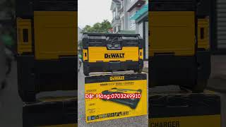 DEWALT ToughSystem Radio and Battery Charger Bluetooth Music Player DWST08810 [upl. by Cyndy]