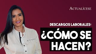 Descargos laborales pasos para su ejecución [upl. by Ahsieka]