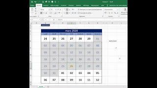 Excel  Astuces et format conditionnel pour un calendrier perpétuel [upl. by Neleh]