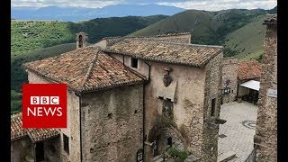 Reviving Italys ghost towns with an unusual hotel  BBC News [upl. by Eybbob170]