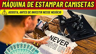 Máquinas de ESTAMPAR CAMISETAS  As Melhores Maquinas [upl. by Eirrej]