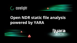 Open NDR static file analysis powered by YARA [upl. by Janik236]