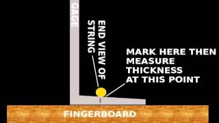 DIY GUITAR NUT COMPENSATION [upl. by Garfinkel]