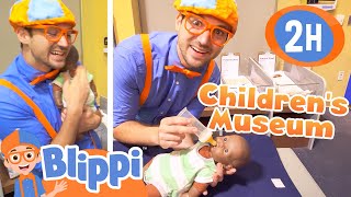 Blippi Visits Discovery Childrens Museum 2 Hours of Pretend Play Stories for Kids [upl. by Lennor247]