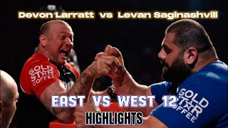 Devon Larratt vs Levan Saginashvili HIGHLIGHTS levansaginashvili devonlarratt [upl. by Ainerbas376]