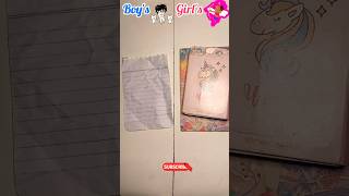 Boys stationery vsGirls stationery 💞🦋Fight 🤜🤛youtubeshorts cutestationery boysvsgirl shorts [upl. by Aimahc321]