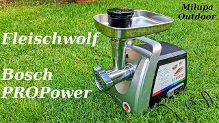 quotFleischwolf Bosch PRO Powerquot  Unboxing und kurzer Test  über 20 FunktionenFleischwolf »MFW68660« [upl. by Noy457]