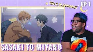 BL Meets Anime Sign Me Up  Sasaki to Miyano  Ep 1  REACTION [upl. by Helbonna]