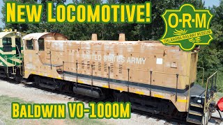 Baldwin VO1000M arriving at its new home at the Oklahoma Railway Museum [upl. by Paza104]