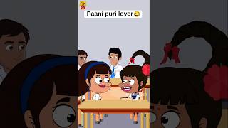 Paani Puri is❤️ funmoji2d paanipuri golgappa golgappe panipuri comedy funny shortsvideo [upl. by Htinnek45]