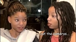 chloe x halle being a mess on ig live [upl. by Airretnahs]