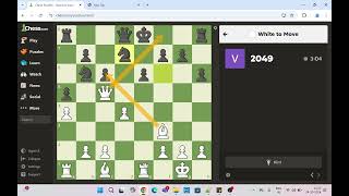 Solving Puzzles on Chesscom  Learn Chess in Telugu [upl. by Sirromaj]