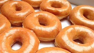 Homemade Glazed Doughnuts Krispy Kreme glazed donuts Best Donuts Recipe [upl. by Iy]