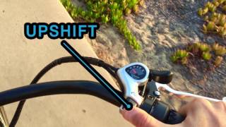 Wave eBike  How To Use the 6Speed Shimano Gears Demonstration [upl. by Orvas891]