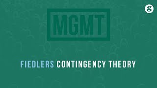 Fiedlers Contingency Theory [upl. by Mulvihill]