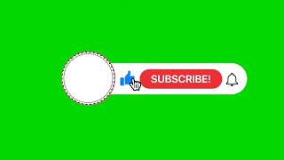 Green Screen Subscribe Button No Copyright greenscreen AbdiBateno [upl. by Nirik798]