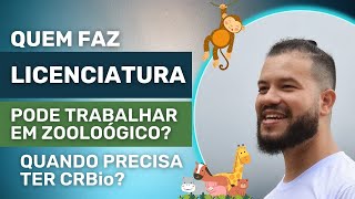 Quem faz licenciatura pode trabalhar em zoológicos Professor precisa de CRBio Biologia marinha [upl. by Dal]