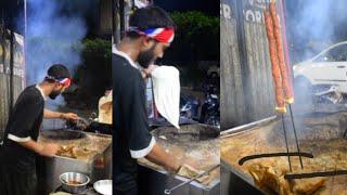 tandoori kabab in jammu  jammu food  street food india  indian street food jammu food chicken 🐔 [upl. by Asoj]