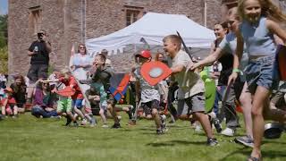 Medieval Muncaster Festival Cumbria [upl. by Glanti392]