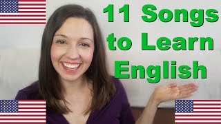 11 Songs for English Fluency Learn English With Music [upl. by Linad]