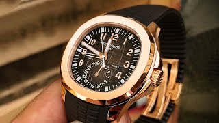 Patek Philippe Aquanaut 5164R  Luxury Watch Review [upl. by Sucramej822]