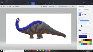 How to Make 3D Art in MS Paint step by step  MS Paint 3d Drawing in Computer Paint  Video 1 [upl. by Ilak]