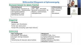 Hematology 14a  Lymphadenopathy splenomegaly and hypersplenism [upl. by Sanfo429]