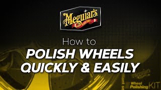 How to Polish Wheels Quickly and Easily  Meguiars 2011 [upl. by Sakovich]