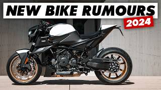 12 Exciting New Motorcycle Rumours For 2024 Honda Triumph Yamaha Enfield [upl. by Anawak862]