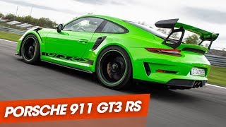 Essai  Porsche 911 GT3 RS taillée pour la piste [upl. by Rednijar]