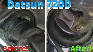 Nissan 720 Driveshaft Center Support Bearing ultimate guide video How to change Carrier Bearing [upl. by Cobbie63]