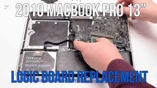 2010 Macbook Pro 13quot A1278 Logic Board Replacement [upl. by Quince]