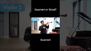 Ray chen on Guarneri or Strad raychen violinst classicalmusic [upl. by Aitnuahs]