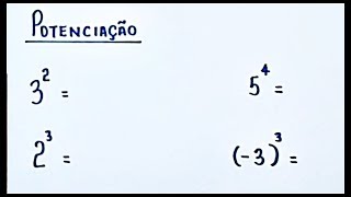 POTENCIAÇÃO [upl. by Ecnatsnok592]
