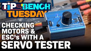 HobbyKings Tips Bench Tuesday  Checking Motors amp ESCs with a Servo Tester [upl. by Stu]