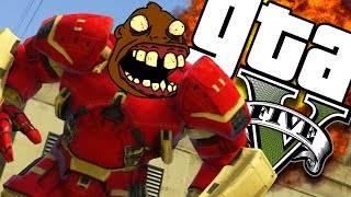 GTA V PC  Chegou o Hulk Buster Zoeiro MOD [upl. by Mehalek]