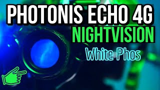 What does 4G Nightvision look like Photonis Echo 4G White Phosphor GSCI PVS14 MOD C Review [upl. by Eekorehc]